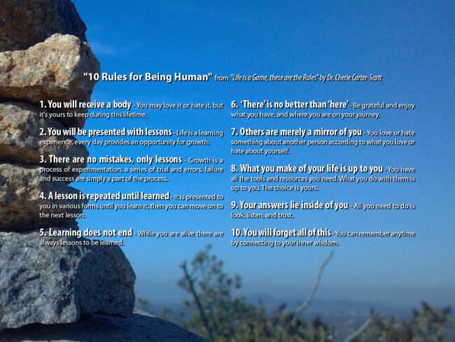 © Nilda Heyek - Life choices - 10 rules